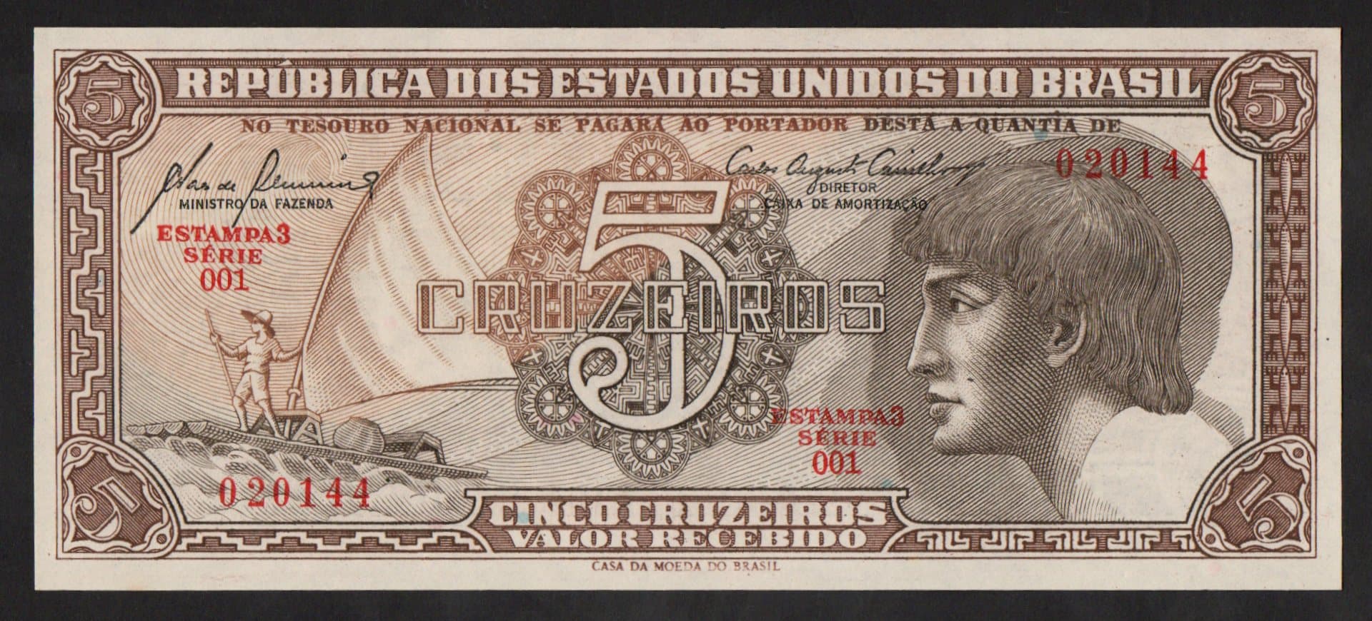 C111 - 5 CRUZEIROS - 1961