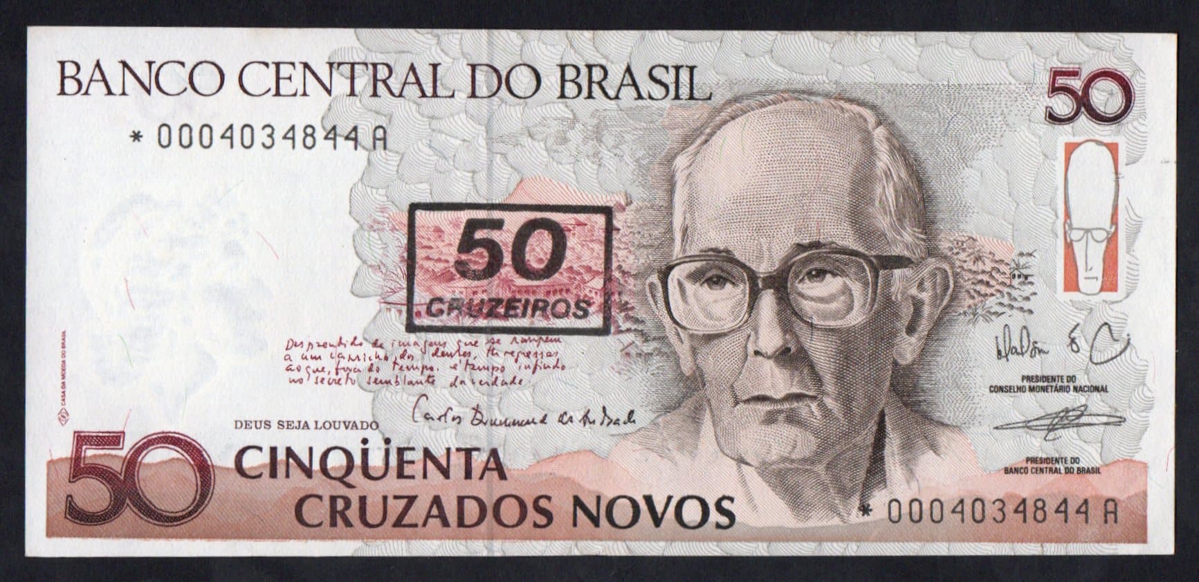 C210A - 50 CRUZEIROS - 1990