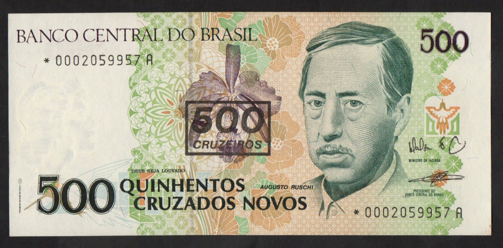 C213A - 500 CRUZEIROS - 1990