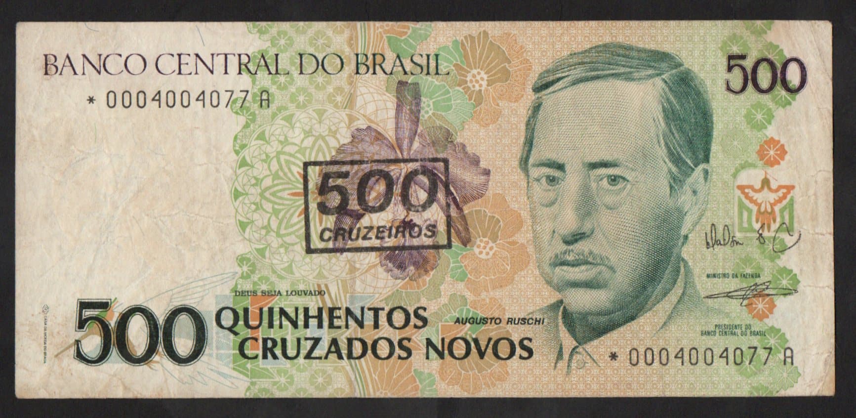 C213A - 500 CRUZEIROS - 1990
