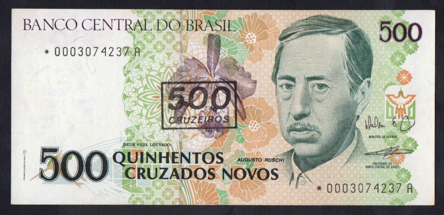 C213A - 500 CRUZEIROS - 1990