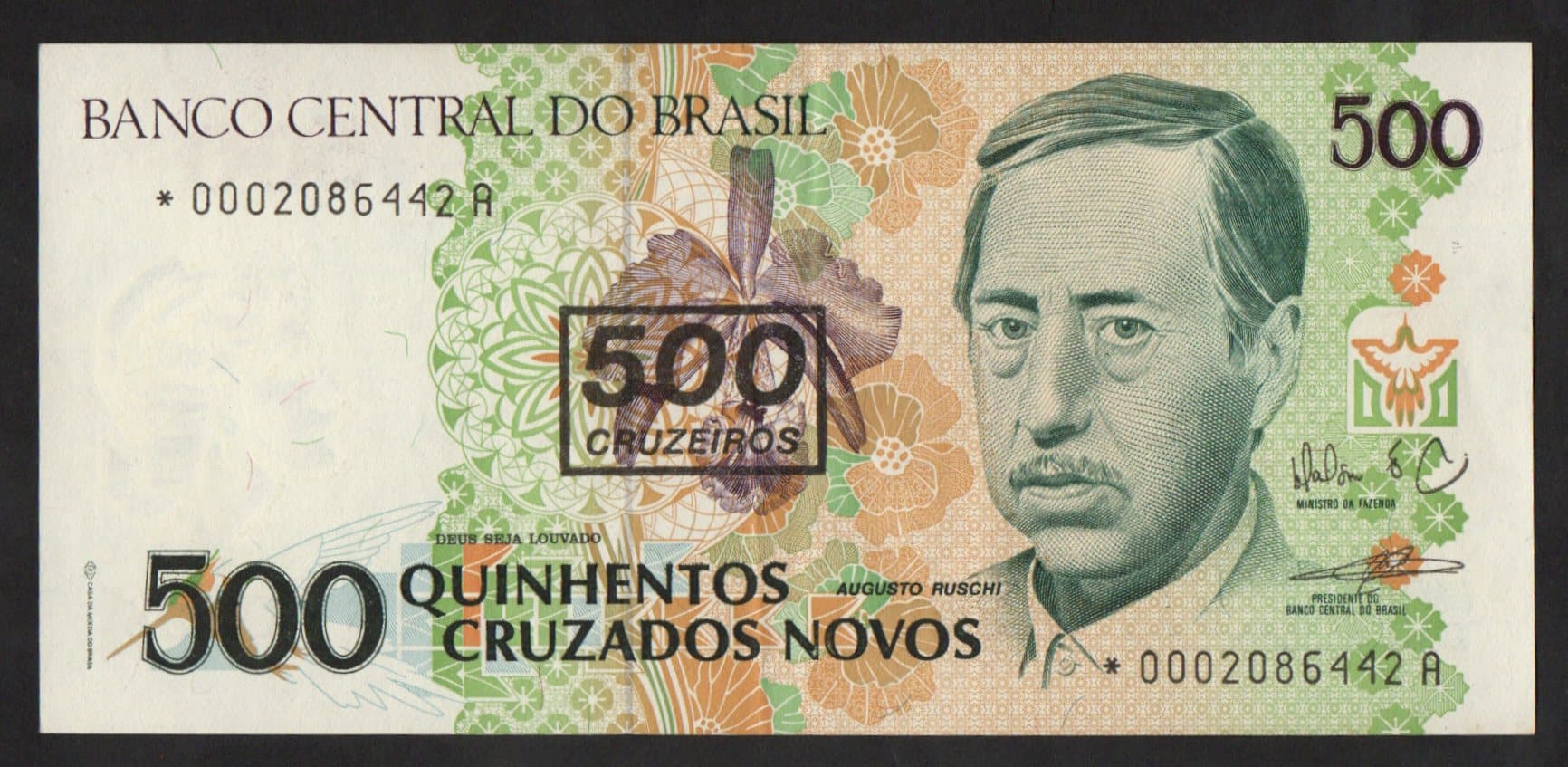 C213A - 500 CRUZEIROS - 1990