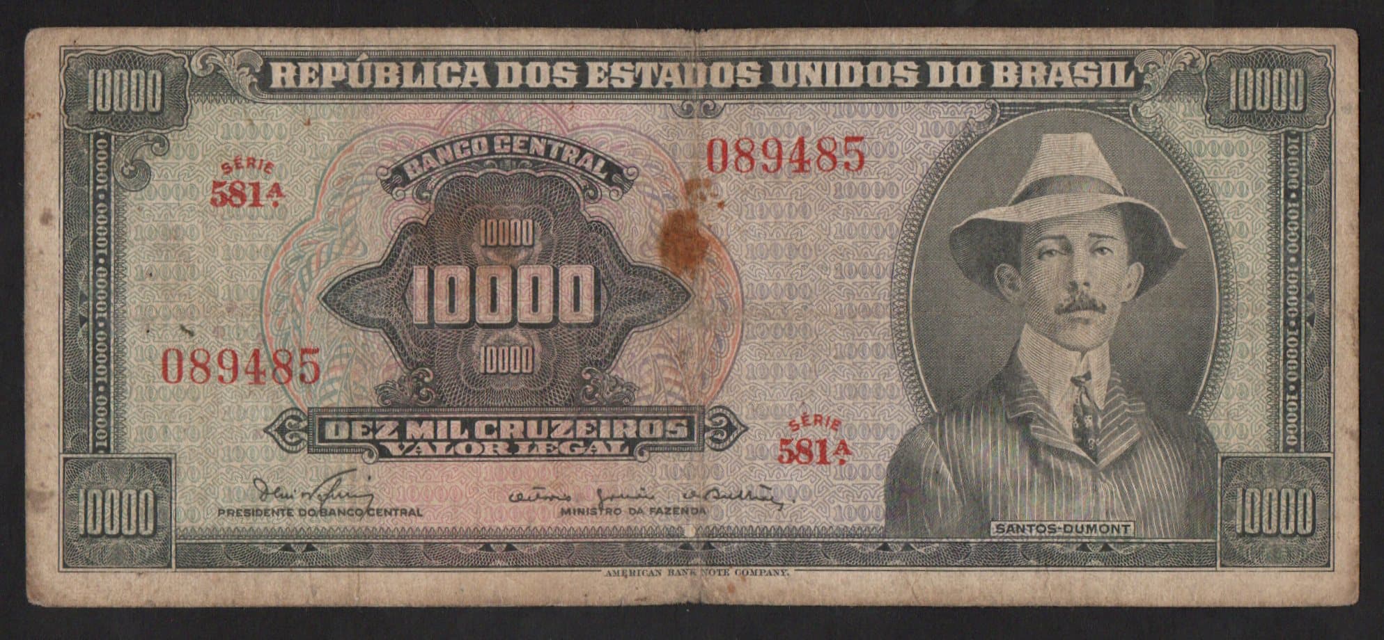 C060A - 10.000 CRUZEIROS - 1966