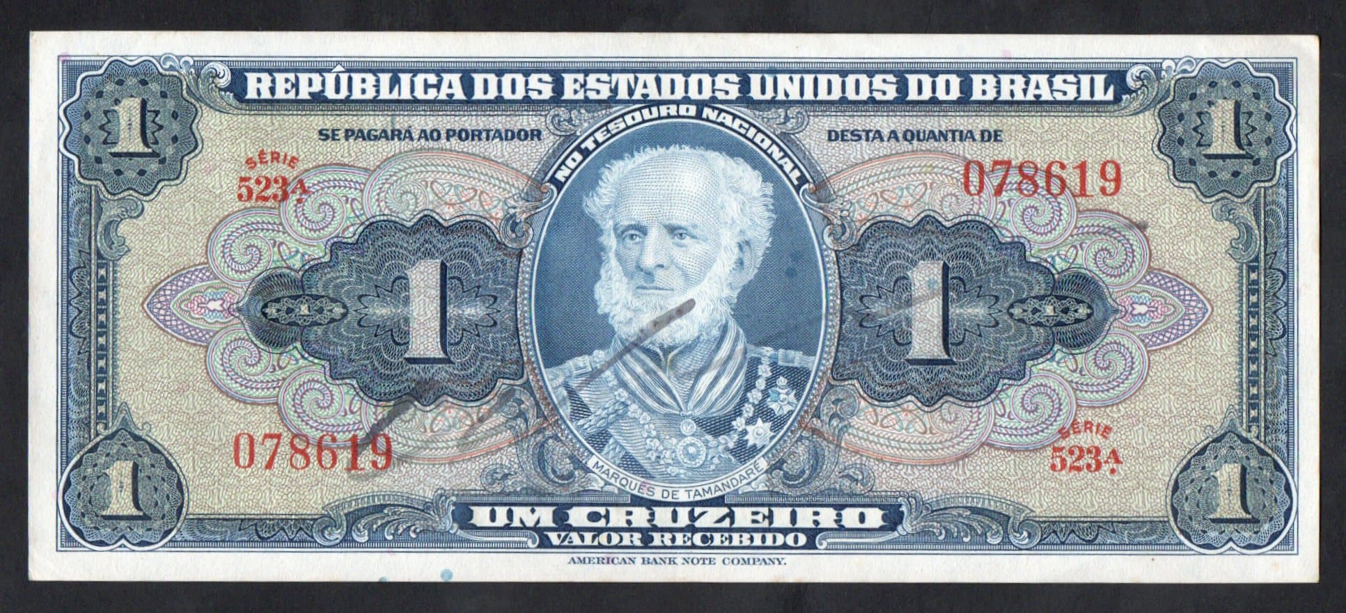 523 - 1 CRUZEIRO - 1944